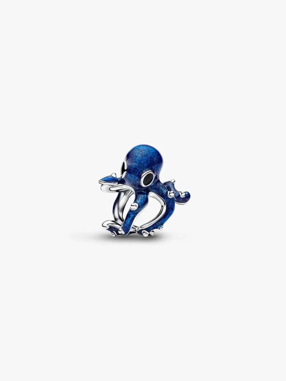 Pandora Blue Enamel Octopus Charm